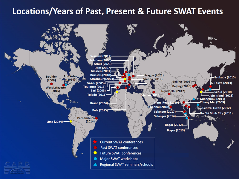 SWAT Conferences Map